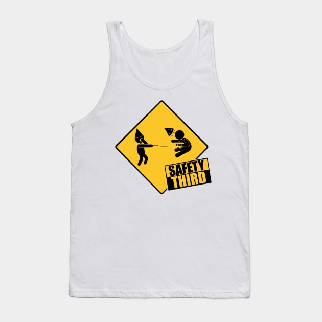 Safety Third Tank Top by TheMaskedTooner